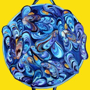 Lebendige Blaumuscheln von Alice Straker