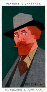 Augustus John, britischer Maler, 1926 von Alick P. F. Ritchie