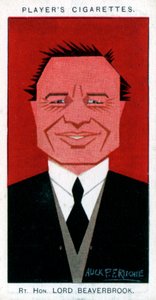 William Maxwell Aitken, 1. Baron Beaverbrook, Staatsmann und Zeitungsverleger, 1926 von Alick P. F. Ritchie