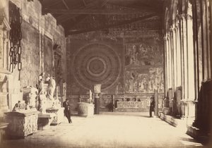 Pisa: Korridor des Camposanto, ca. 1870 von Alinari