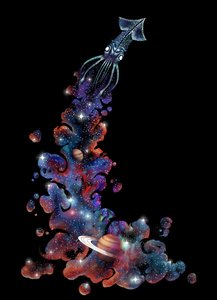 Kosmischer Weltraum-Tintenfisch von Alirıza ÇAKIR
