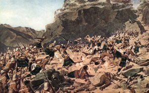 Der Angriff der Gordon Highlanders bei Dargai