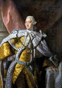 Porträt von Georg III. (1738-1820). Gemälde von Allan Ramsay