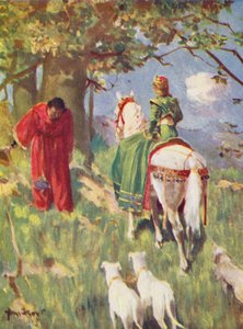 Thomas der Reimer (Farblithografie)