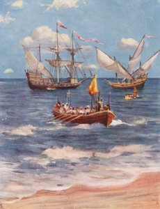 Vasco da Gama landet in Kalikut von Allan Stewart