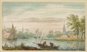 Flusslandschaft von Allart van Everdingen