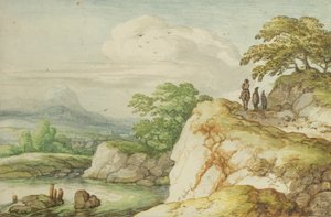 Wanderer in den Highlands, ca. 1655