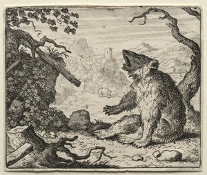 Reineke Fuchs: Der Bär ruft Reineke an den Hof von Allart van Everdingen