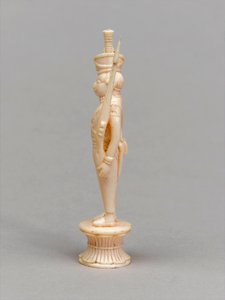 Weißer Bauer, Schachfigur, Indien, um 1820 von Allen Edward Everitt