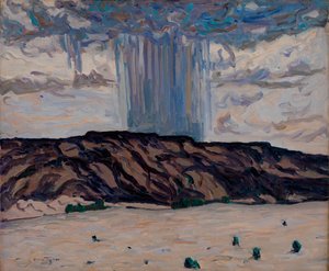 Wolkenbruch bei Black Mesa, New Mexico, 1925