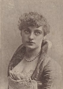 Charlotte Tittell, aus der Schauspielerinnen-Serie N67 zur Förderung von Virginia Brights Zigaretten, ca. 1888 von Allen and Ginter