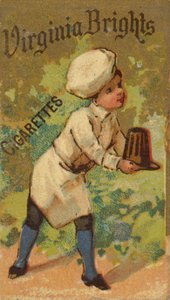 Aus der Serie Mädchen und Kinder N64 zur Werbung für Virginia Brights Zigaretten für Allen & Ginter, 1886 von Allen and Ginter