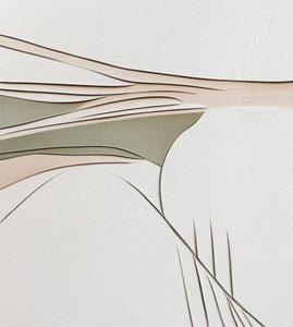 Fließende abstrakte Linien von Alma