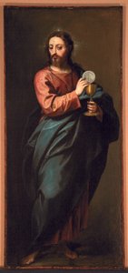 Christus segnet die Hostie, ca. 1635 von Alonso Cano