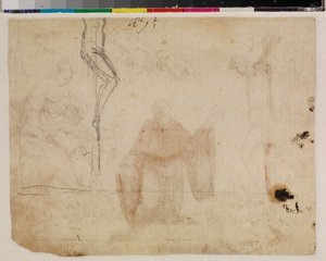 Christus gekreuzigt, verso, 17. Jahrhundert