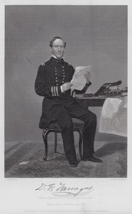 David Glascoe Farragut (Gravur)