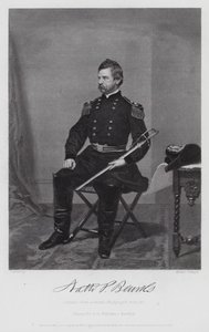 Nathaniel Prentiss Banks (Gravur) von Alonzo (after) Chappel