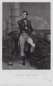 Stephen Decatur (Gravur) von Alonzo (after) Chappel