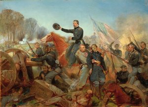 Schlacht in der Wildnis, Angriff bei Spotsylvania Court House, Virginia, 1865