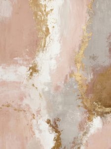 Rosa Goldene Abstraktion