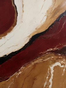 Rot-goldener flüssiger Marmor