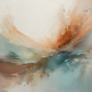Serene Abstrakte Landschaft