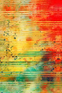 Lebendiges Abstraktes Aquarell von Alpenglow Workshop
