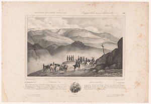 Soldaten am Vorabend der Schlacht bei Montenotte und Porträt von Amédée Emmanuel François Laharpe von Alphonse Bichebois