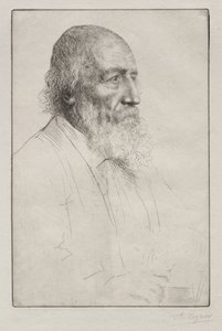 Alfred Lord Tennyson von Alphonse Legros