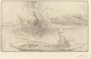 Entlang der Themse von Alphonse Legros