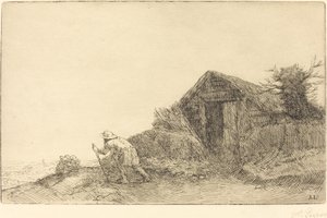 Am oberen Ende des Hügels von Alphonse Legros