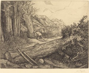 Bei den Holzfällern von Alphonse Legros