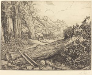 Bei den Holzfällern von Alphonse Legros
