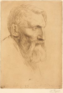 Auguste Rodin von Alphonse Legros