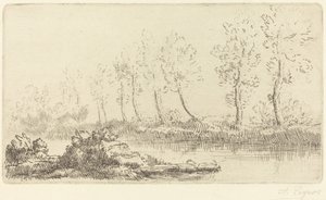 Ufer der Adour