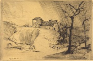 Ziegelei (La Briqueterie) von Alphonse Legros