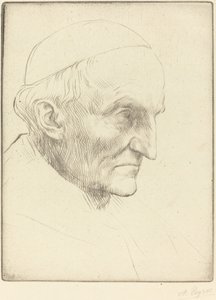 Kardinal Manning, 3. Platte von Alphonse Legros