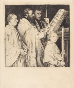Choristen, 1. Platte Le lutrin