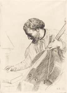 Kontrabassspieler (Le joueur de contre-basse)