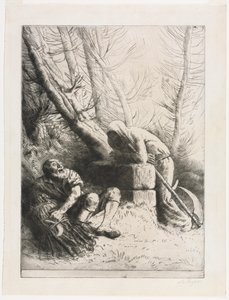 Der Tod und der Holzfäller