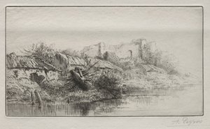 Verlassenes Dorf von Alphonse Legros
