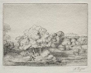 Weiler am See Hameau près du Lac von Alphonse Legros