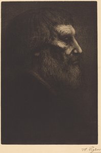 Kopf eines Bettlers (Tête de mendiant) von Alphonse Legros
