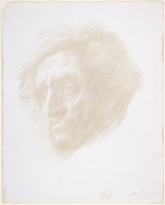 Kopf eines Mannes von Alphonse Legros