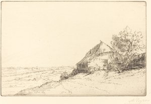 Hütte auf einem Hügel (Masure sur la colline)