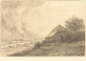 Hütte auf einem Hügel (Masure sur la colline)