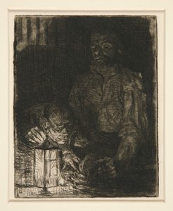 Der Kopf des Hingerichteten von Alphonse Legros
