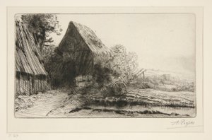La maison du charron von Alphonse Legros