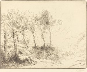 Landschaft Paysage von Alphonse Legros