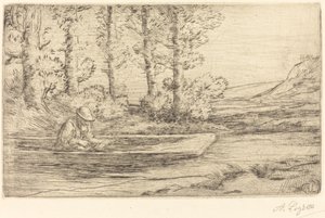 Landschaft von Alphonse Legros